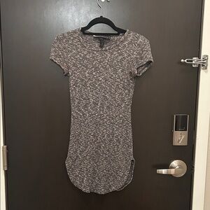 Polly & Esther Black and White Knit Mini dress